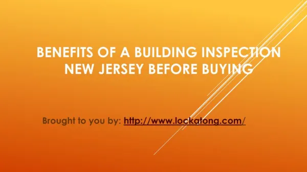 Benefits Of A Building Inspection New Jersey Before Buying