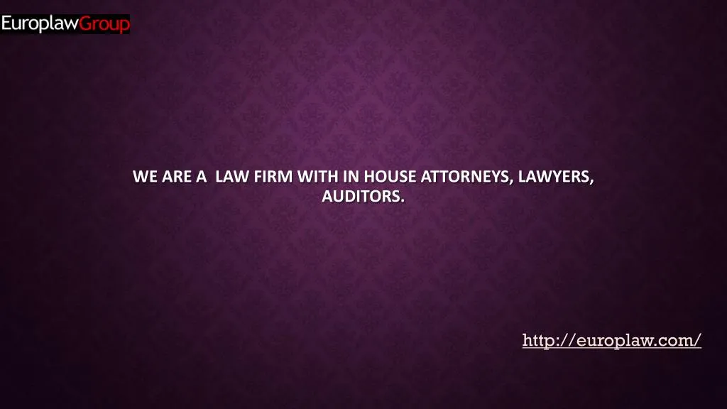 we are a law firm with in house attorneys lawyers auditors