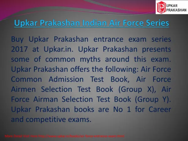 Upkar Prakashan Indian Airforce Series