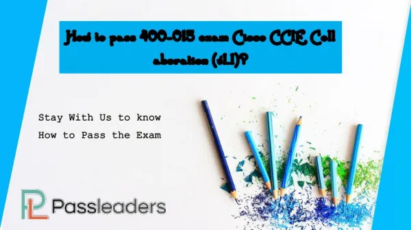 Passleaders 400-051 Certification Exam