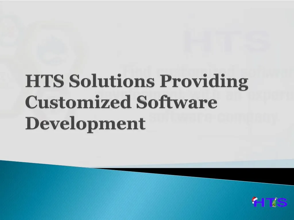 hts solutions providing customized software development