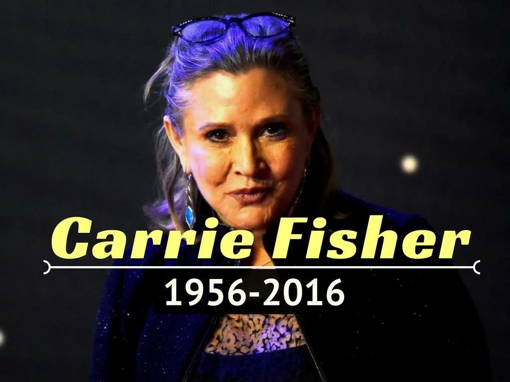 carrie fisher 1956 2016