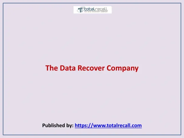 The Data Recover Company