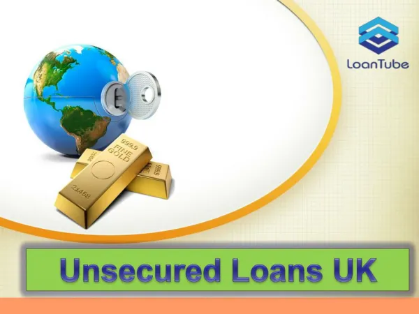 PPT - Unsecured Loans For People With Bad Credit - Direct Lenders ...