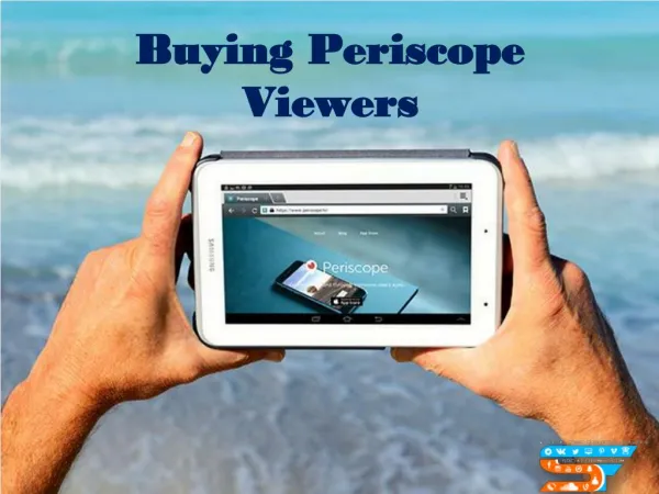 Buy More Viewers on Periscope and Building Relationships to People