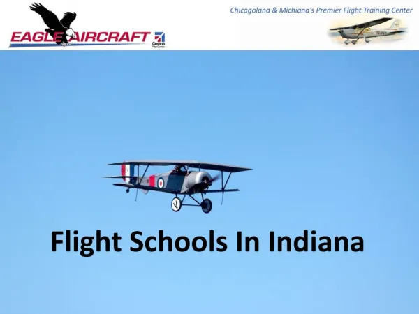Flight Schools In Indiana