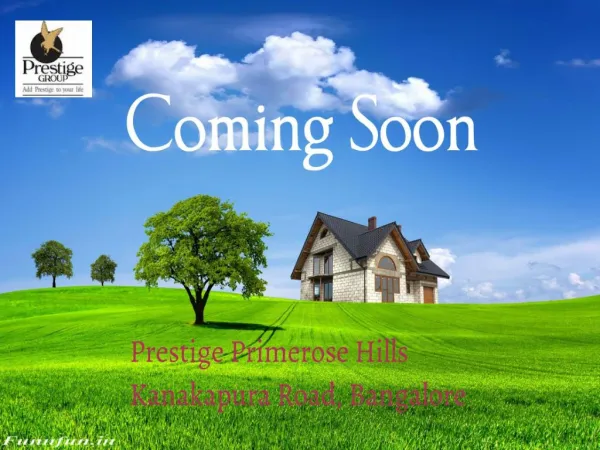 Prestige Primerose Hills | Pre launch Apartment Project By Prestige Group