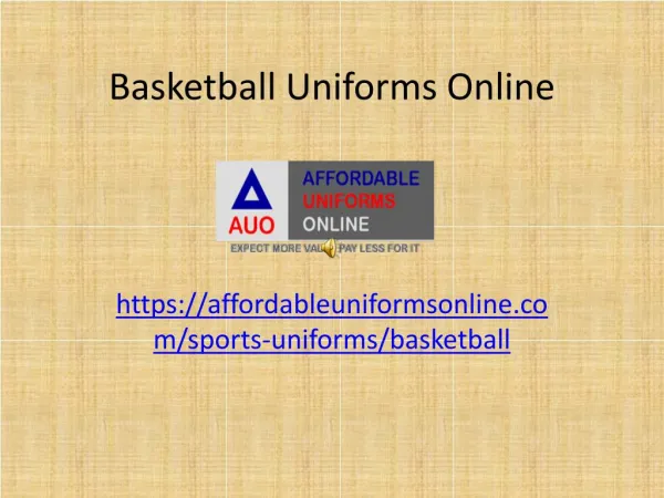 Basketball uniforms online