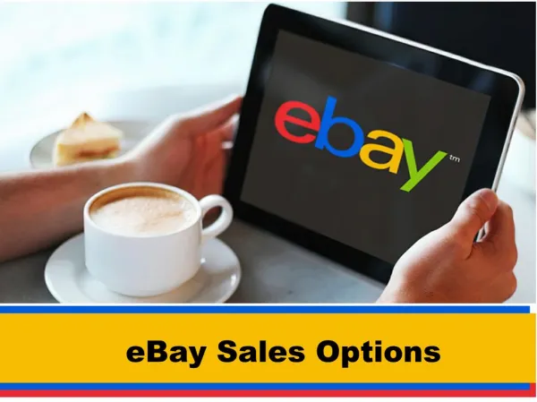 Ebay sales options