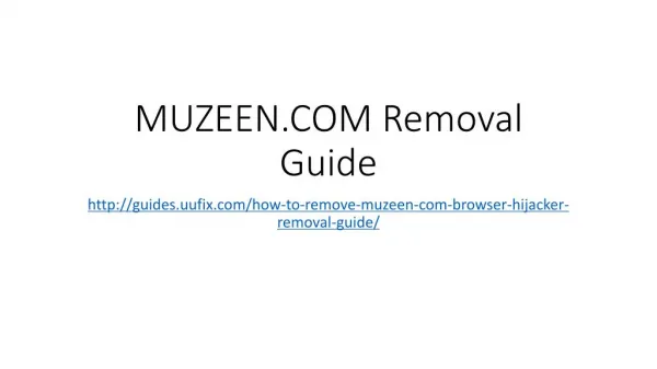 Muzeen.com Removal Guide