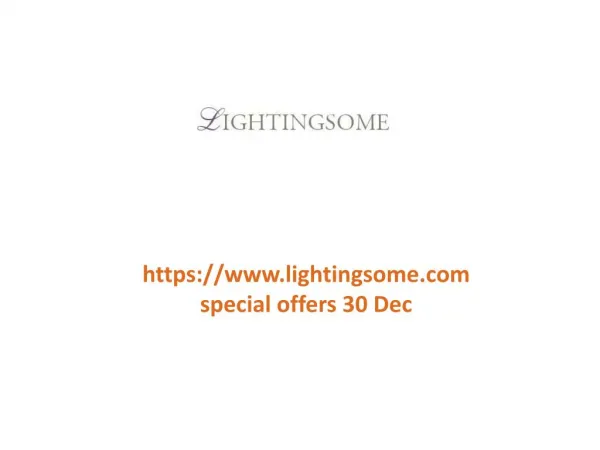 www.lightingsome.com special offers 30 Dec