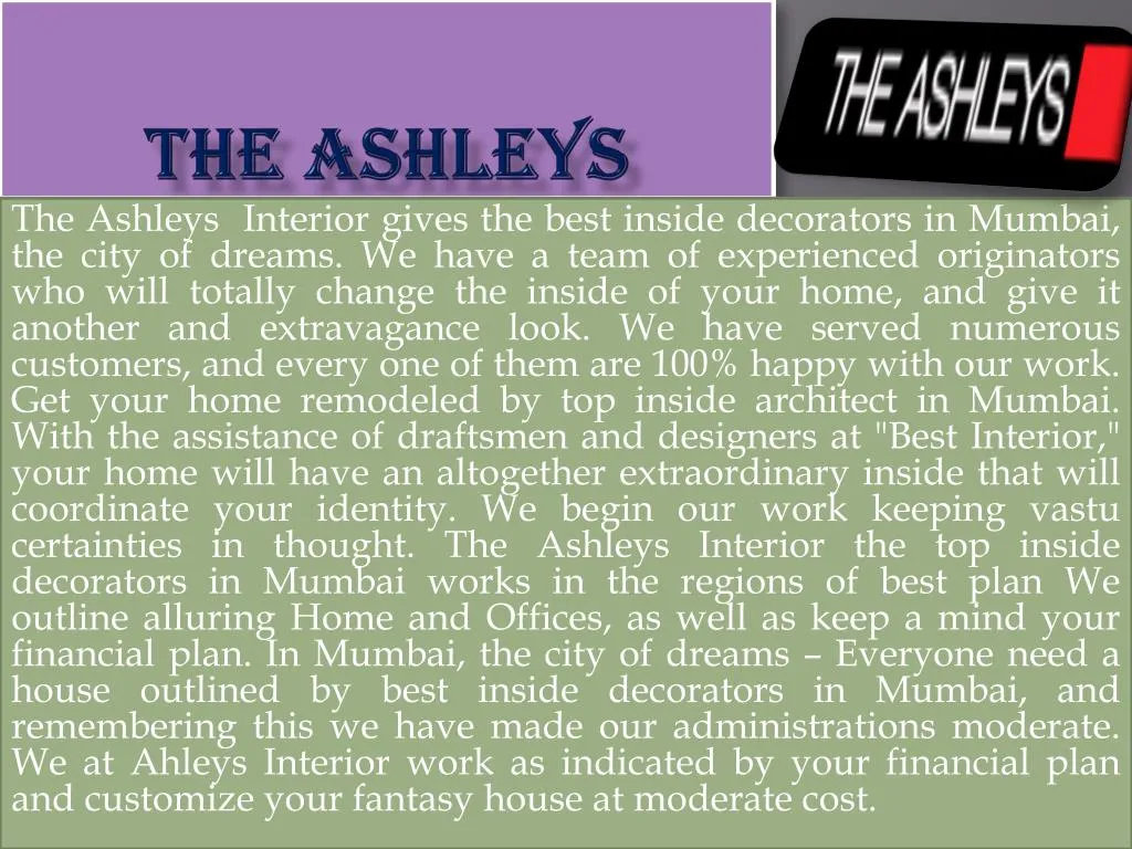 the ashleys