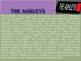 THE ASHLEYS - slide 1