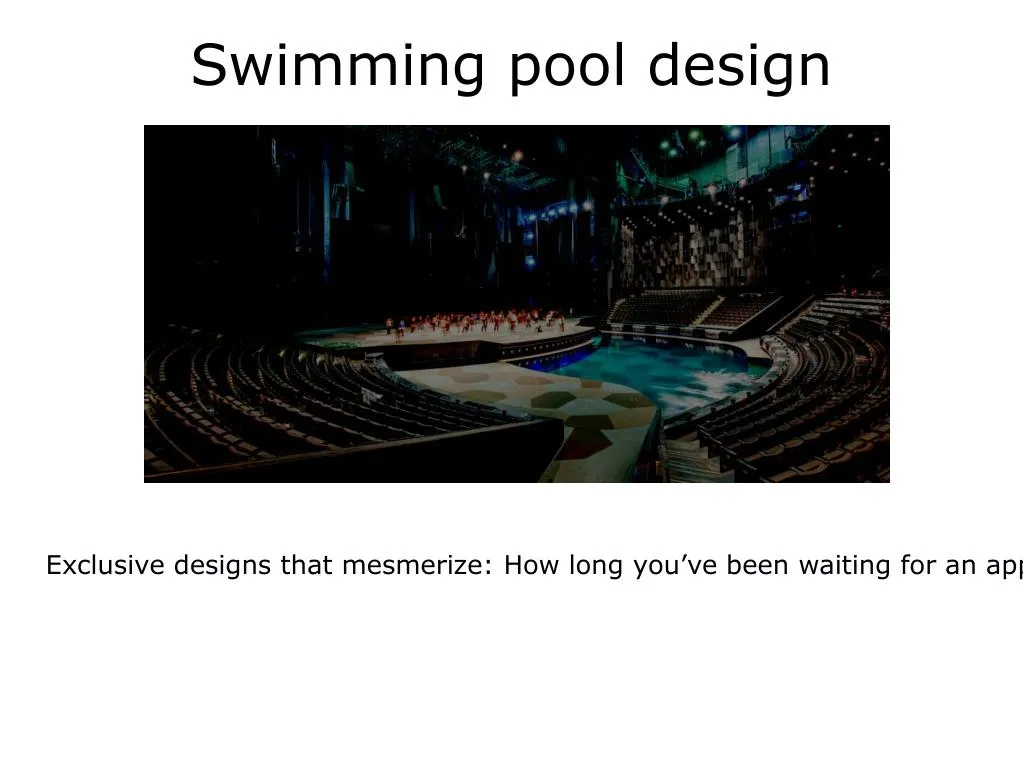 swimming pool design