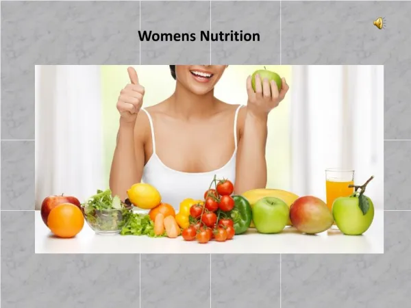 womens nutrition