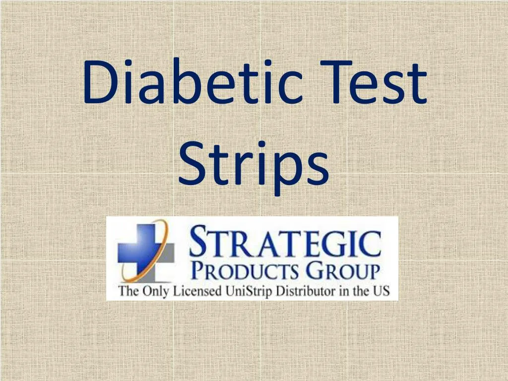 diabetic test strips