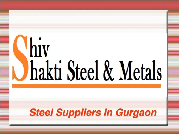 Best Steel Suppliers in Gurgaon