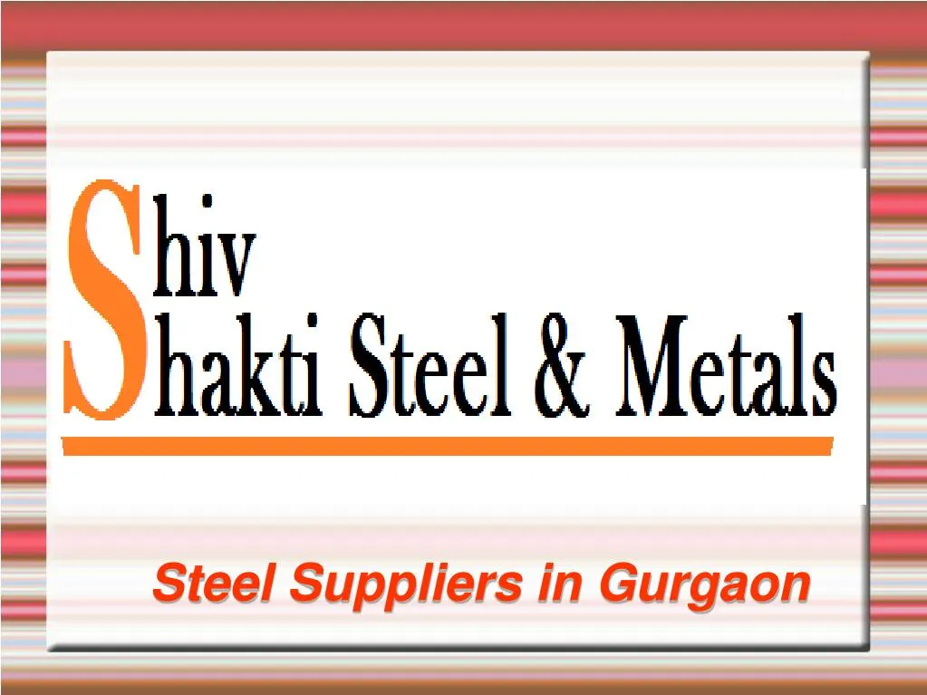 steel suppliers in gurgaon