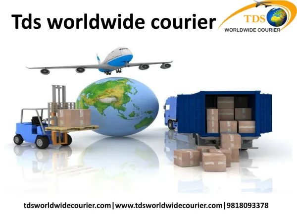 courier to canada from india | tdsworldwidecourier