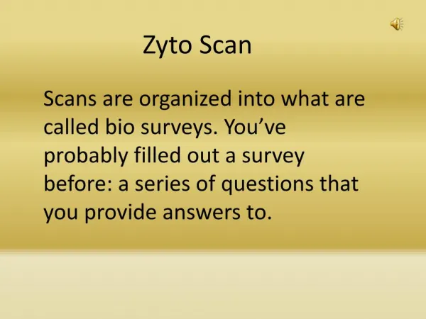 zyto scan