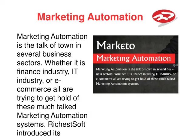 Marketing Automation Services | RichestSoft