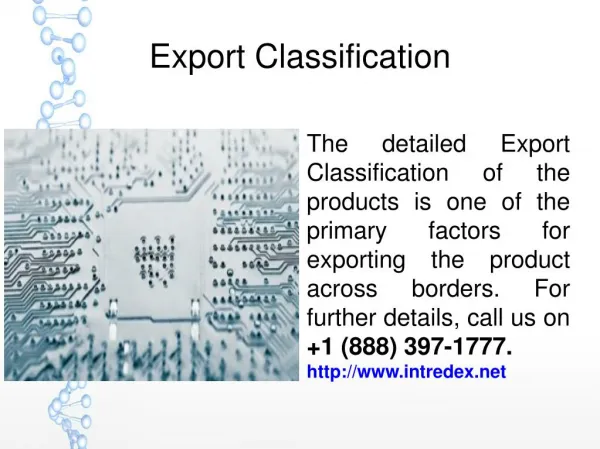 Export Classification