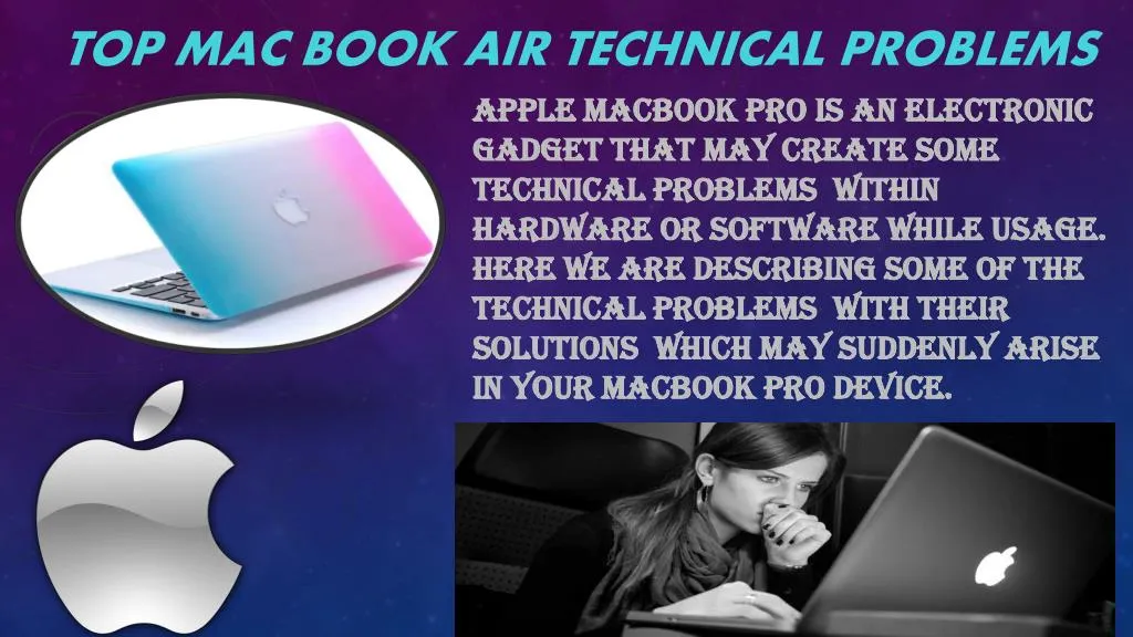 top mac book air technical problems