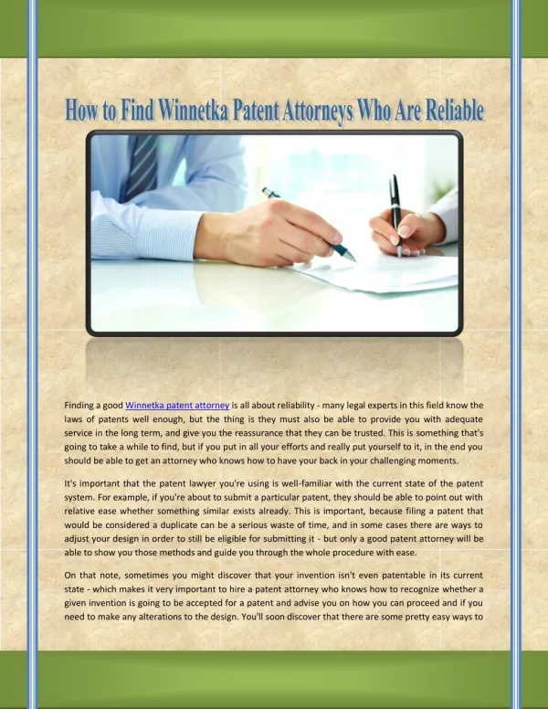Lake Forest Patent Attorneys