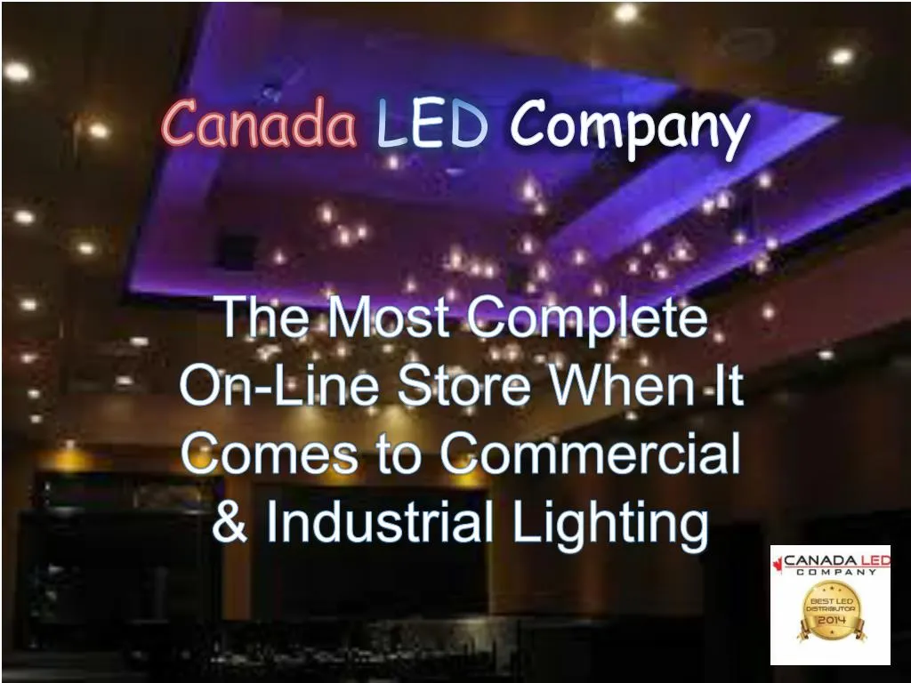 the most complete on line store when it comes to commercial industrial lighting