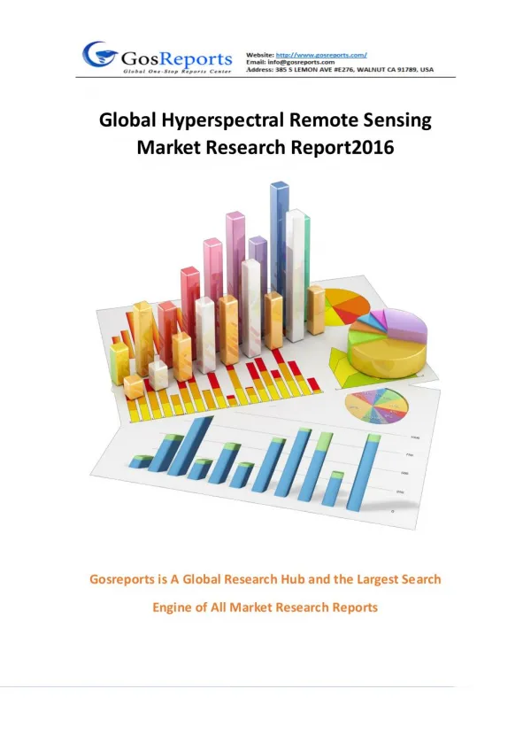 Global Hyperspectral Remote Sensing Market Research Report 2016