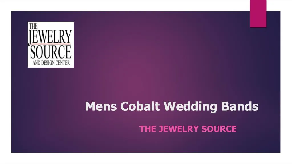 mens cobalt wedding bands