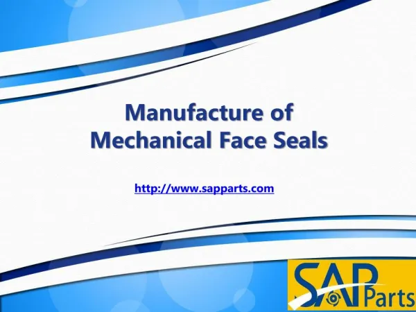 Mechanical Face Seals
