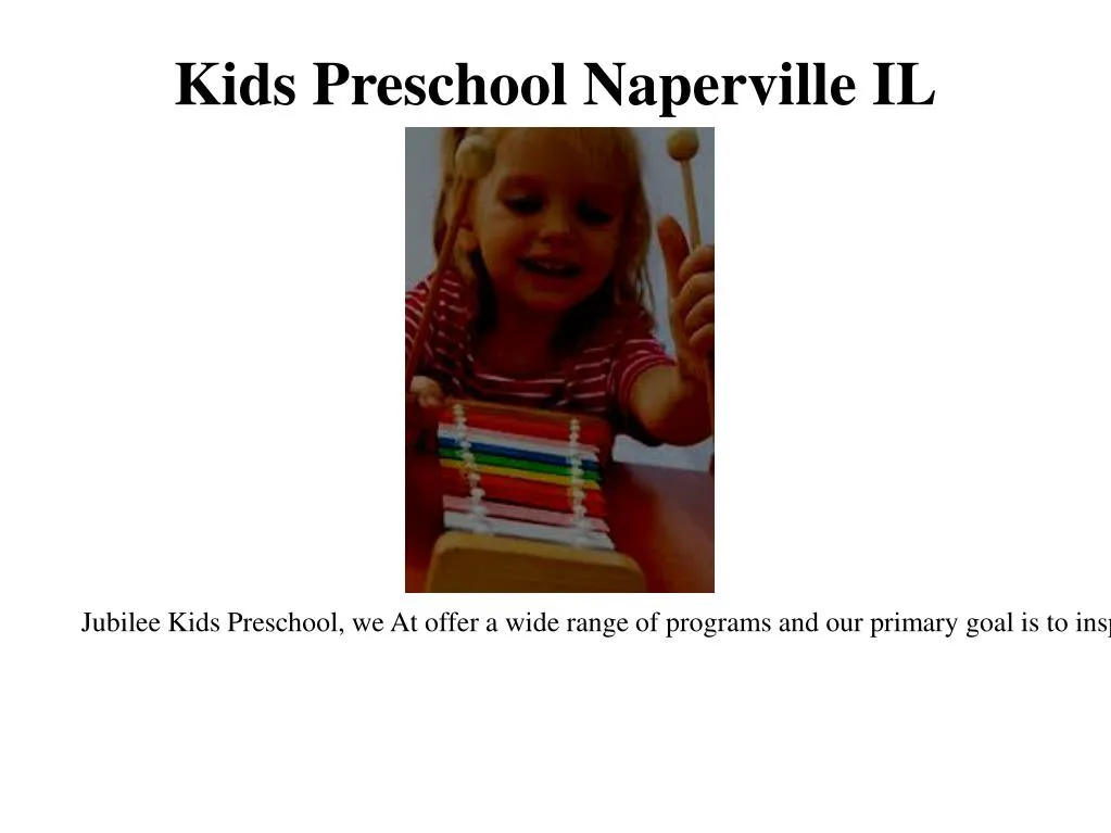 kids preschool naperville il