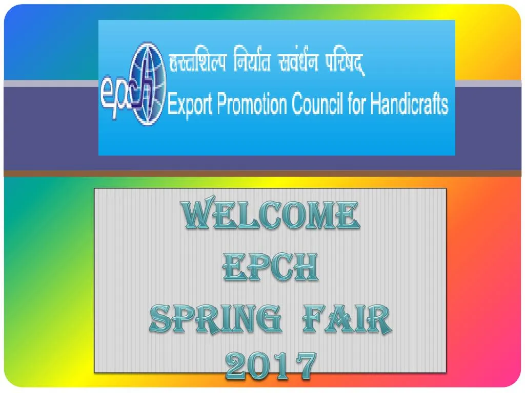 welcome epch spring fair 2017