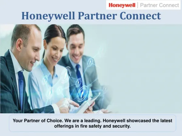 Honeywell Partner Connect - Keeping People Safe