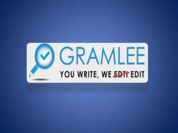 Gramlee.com: APA Editors Provide Copy Editing, Grammar Check, and Proofreading Services Just in 24 Hours!