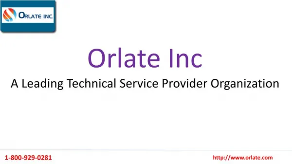 Orlate inc: A Leading Technical Service Provider Organization