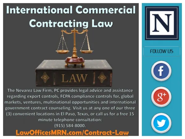 International Commercial Contracting Law