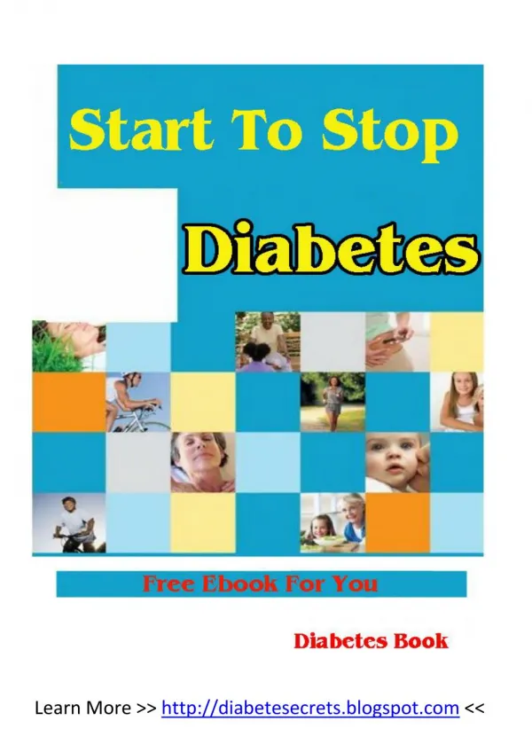 Start to Stop Diabetes