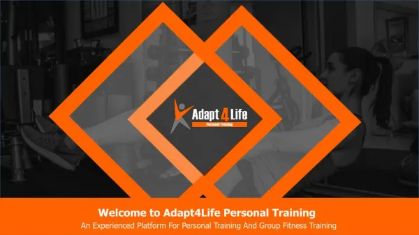 Adapt4Life Personal Training