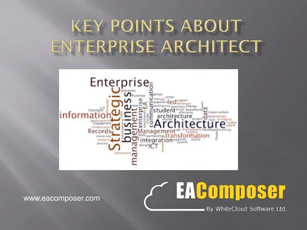 Key Points Associated with Enterprise Architect