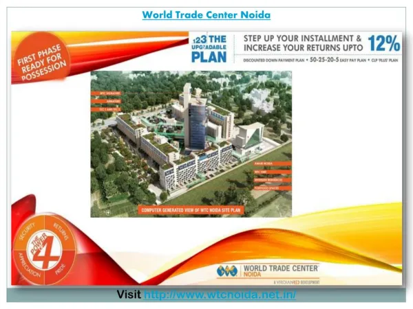 WTC Noida presents seven independent business units namely