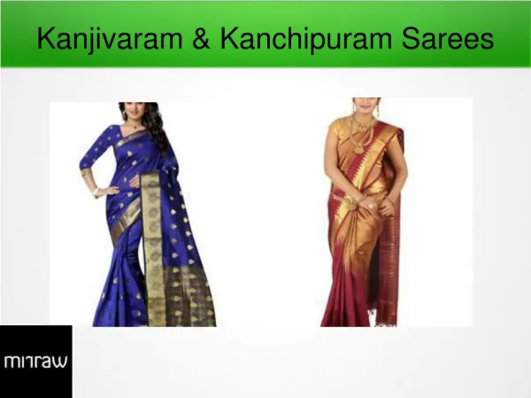 Pure Kanchipuram Silk Sarees - Festive Sarees Online