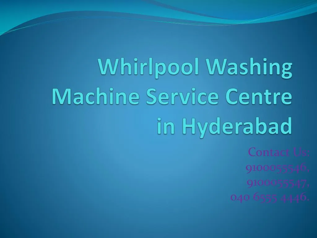 whirlpool washing machine service centre in hyderabad