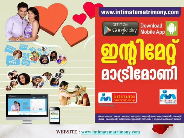 online matrimony kerala -Intimate matrimony 2017