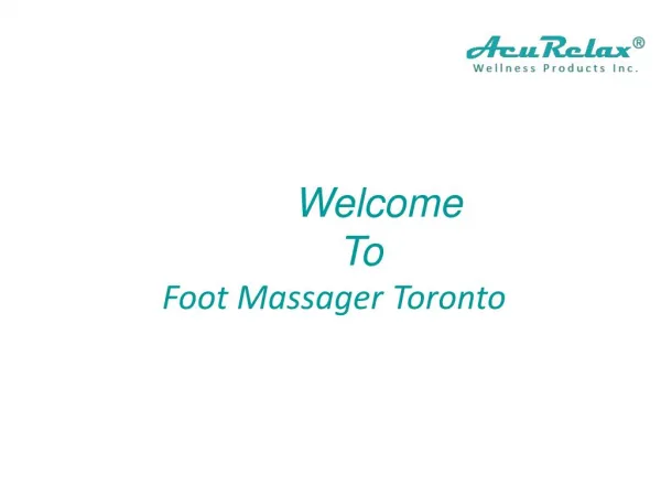Foot Massager Toronto
