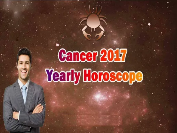 Cancer 2017 Astrology Forecasts | Free Yearly Horoscope 2017