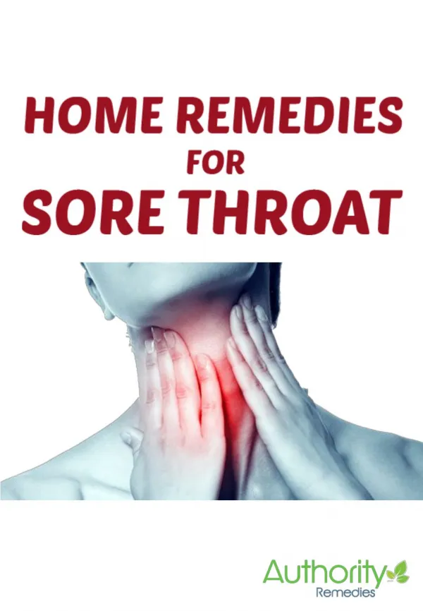 Home remedies for Sore throat