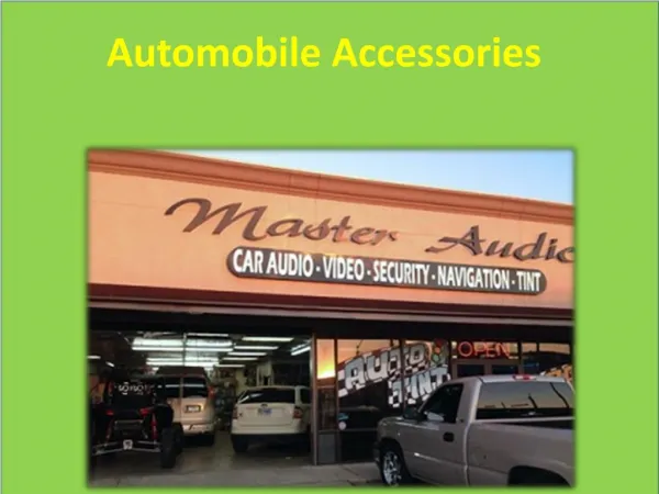 Automobile accessories