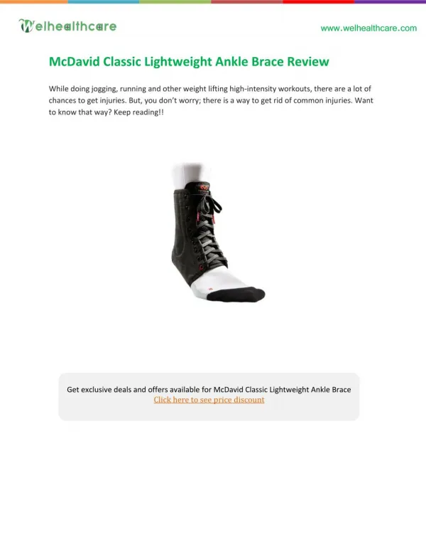 mcdavid lightweight ankle brace buying guide